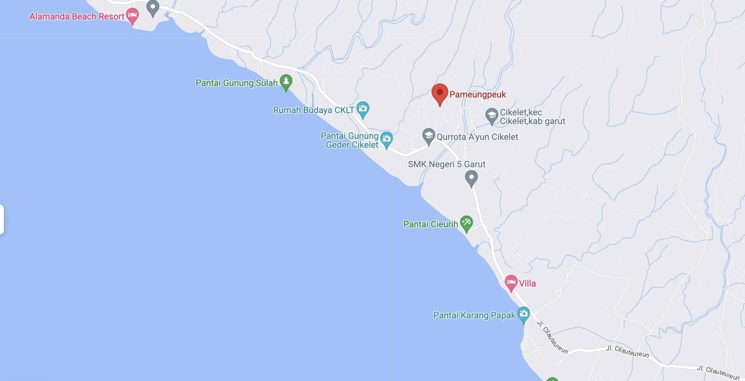 Tentang Garis Pantai Pesisir Kabupaten Garut dan Pantai Lainnya di Jawa Barat